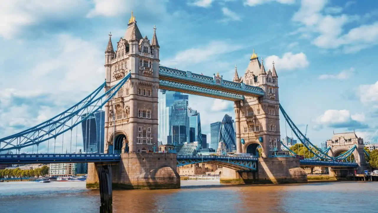 Tower Bridge over the River Thames in London